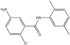 5-amino-2-chloro-N-(2,5-dimethylphenyl)benzamide 结构式