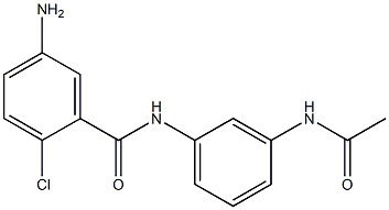 5-amino-2-chloro-N-(3-acetamidophenyl)benzamide|