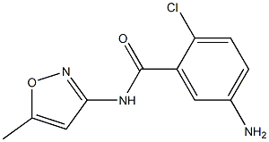 5-amino-2-chloro-N-(5-methylisoxazol-3-yl)benzamide