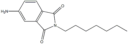 5-amino-2-heptyl-2,3-dihydro-1H-isoindole-1,3-dione Structure