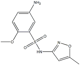 5-amino-2-methoxy-N-(5-methyl-1,2-oxazol-3-yl)benzene-1-sulfonamide|