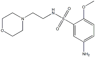 5-amino-2-methoxy-N-[2-(morpholin-4-yl)ethyl]benzene-1-sulfonamide