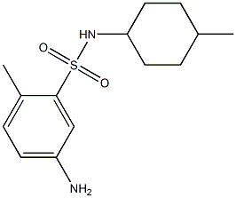  5-amino-2-methyl-N-(4-methylcyclohexyl)benzene-1-sulfonamide