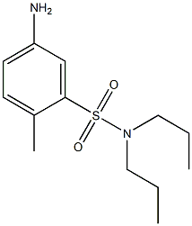 5-amino-2-methyl-N,N-dipropylbenzene-1-sulfonamide Structure