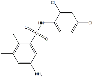 5-amino-N-(2,4-dichlorophenyl)-2,3-dimethylbenzene-1-sulfonamide Structure