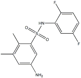  5-amino-N-(2,5-difluorophenyl)-2,3-dimethylbenzene-1-sulfonamide