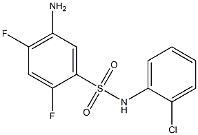 5-amino-N-(2-chlorophenyl)-2,4-difluorobenzene-1-sulfonamide|