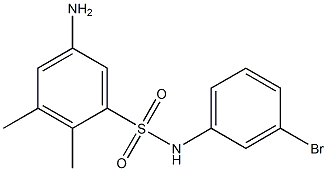  5-amino-N-(3-bromophenyl)-2,3-dimethylbenzene-1-sulfonamide