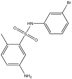 5-amino-N-(3-bromophenyl)-2-methylbenzene-1-sulfonamide|