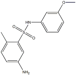  5-amino-N-(3-methoxyphenyl)-2-methylbenzene-1-sulfonamide
