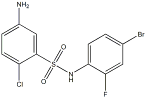 5-amino-N-(4-bromo-2-fluorophenyl)-2-chlorobenzene-1-sulfonamide
