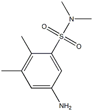 5-amino-N,N,2,3-tetramethylbenzene-1-sulfonamide Struktur