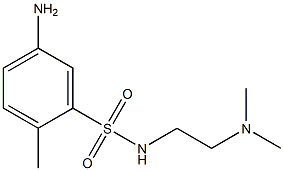 5-amino-N-[2-(dimethylamino)ethyl]-2-methylbenzene-1-sulfonamide|