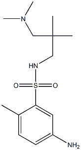 5-amino-N-{2-[(dimethylamino)methyl]-2-methylpropyl}-2-methylbenzene-1-sulfonamide