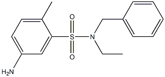 5-amino-N-benzyl-N-ethyl-2-methylbenzene-1-sulfonamide