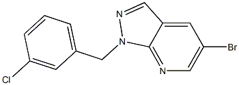 5-bromo-1-(3-chlorobenzyl)-1H-pyrazolo[3,4-b]pyridine