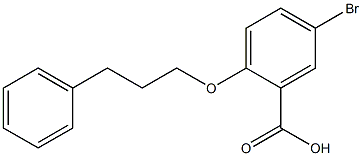 5-bromo-2-(3-phenylpropoxy)benzoic acid