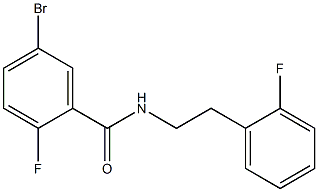 5-bromo-2-fluoro-N-[2-(2-fluorophenyl)ethyl]benzamide