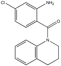 5-chloro-2-(3,4-dihydroquinolin-1(2H)-ylcarbonyl)aniline,,结构式