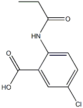 5-chloro-2-(propionylamino)benzoic acid Structure