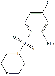 5-chloro-2-(thiomorpholine-4-sulfonyl)aniline