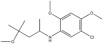 5-chloro-2,4-dimethoxy-N-(4-methoxy-4-methylpentan-2-yl)aniline
