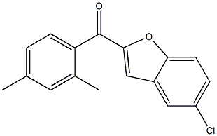 5-chloro-2-[(2,4-dimethylphenyl)carbonyl]-1-benzofuran