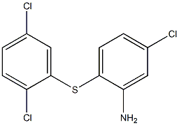 5-chloro-2-[(2,5-dichlorophenyl)sulfanyl]aniline Structure