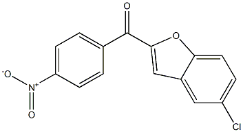 5-chloro-2-[(4-nitrophenyl)carbonyl]-1-benzofuran Struktur