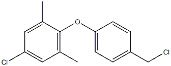 5-chloro-2-[4-(chloromethyl)phenoxy]-1,3-dimethylbenzene 结构式