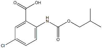  5-chloro-2-{[(2-methylpropoxy)carbonyl]amino}benzoic acid