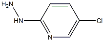 5-chloro-2-hydrazinylpyridine 化学構造式