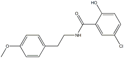 5-chloro-2-hydroxy-N-[2-(4-methoxyphenyl)ethyl]benzamide