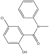 5-chloro-2-hydroxy-N-methyl-N-phenylbenzamide Struktur