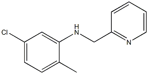 5-chloro-2-methyl-N-(pyridin-2-ylmethyl)aniline Structure