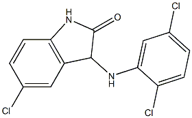 5-chloro-3-[(2,5-dichlorophenyl)amino]-2,3-dihydro-1H-indol-2-one