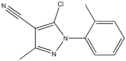  5-chloro-3-methyl-1-(2-methylphenyl)-1H-pyrazole-4-carbonitrile