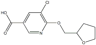  5-chloro-6-(oxolan-2-ylmethoxy)pyridine-3-carboxylic acid