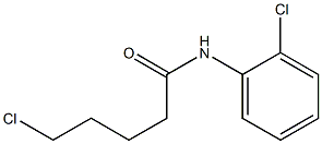 5-chloro-N-(2-chlorophenyl)pentanamide,,结构式
