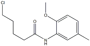 5-chloro-N-(2-methoxy-5-methylphenyl)pentanamide Structure