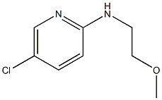 5-chloro-N-(2-methoxyethyl)pyridin-2-amine Struktur