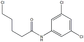 5-chloro-N-(3,5-dichlorophenyl)pentanamide Struktur