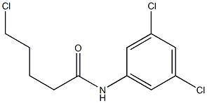 5-chloro-N-(3,5-dichlorophenyl)pentanamide Structure