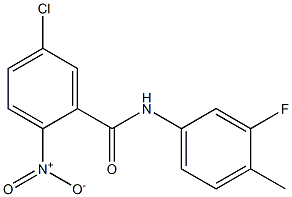  5-chloro-N-(3-fluoro-4-methylphenyl)-2-nitrobenzamide