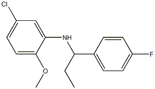 5-chloro-N-[1-(4-fluorophenyl)propyl]-2-methoxyaniline