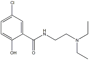 5-chloro-N-[2-(diethylamino)ethyl]-2-hydroxybenzamide Structure