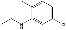 5-chloro-N-ethyl-2-methylaniline Struktur
