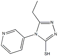 5-ethyl-4-(pyridin-3-yl)-4H-1,2,4-triazole-3-thiol Structure