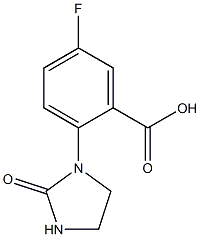 5-fluoro-2-(2-oxoimidazolidin-1-yl)benzoic acid