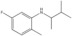 5-fluoro-2-methyl-N-(3-methylbutan-2-yl)aniline|